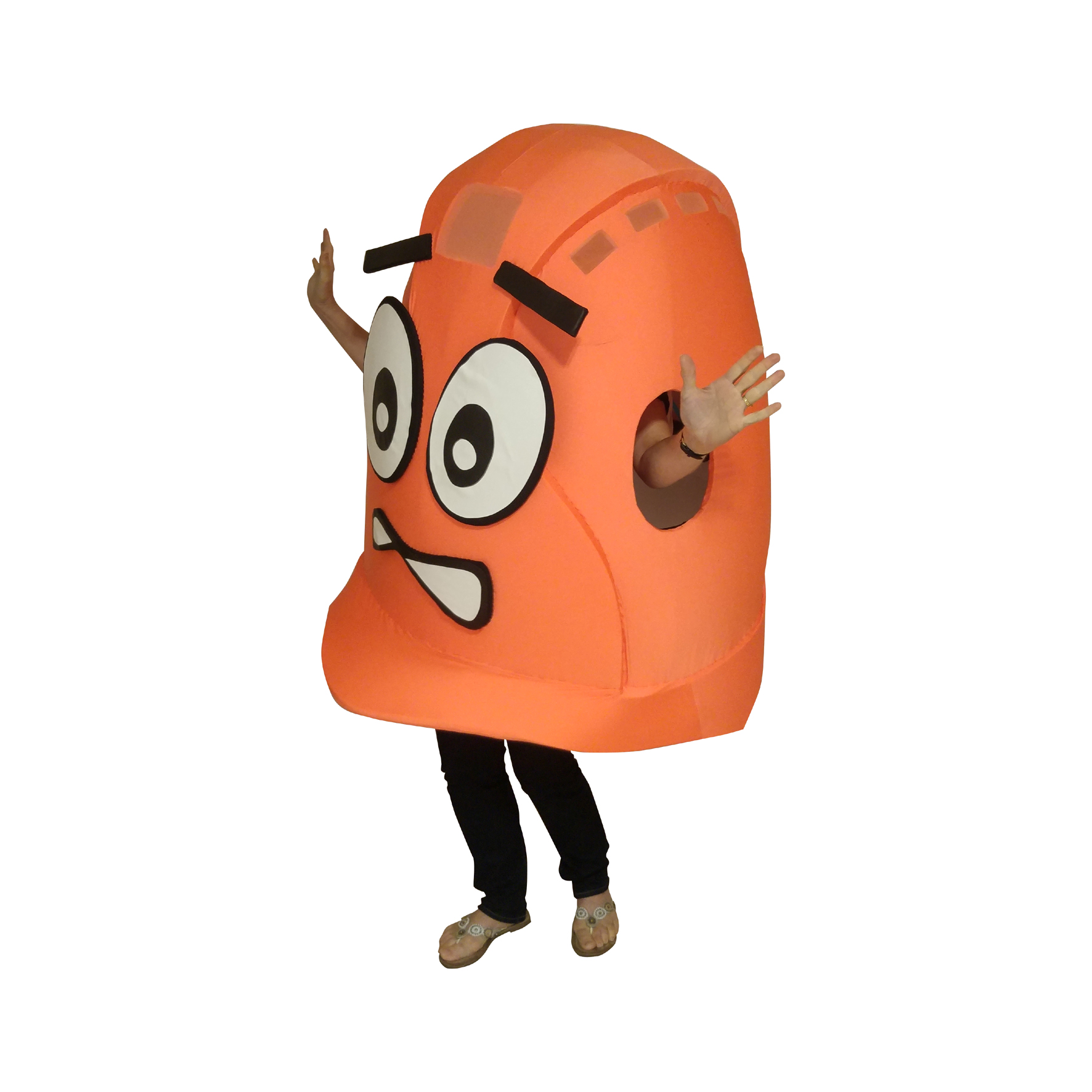 mascotte casque de chantier